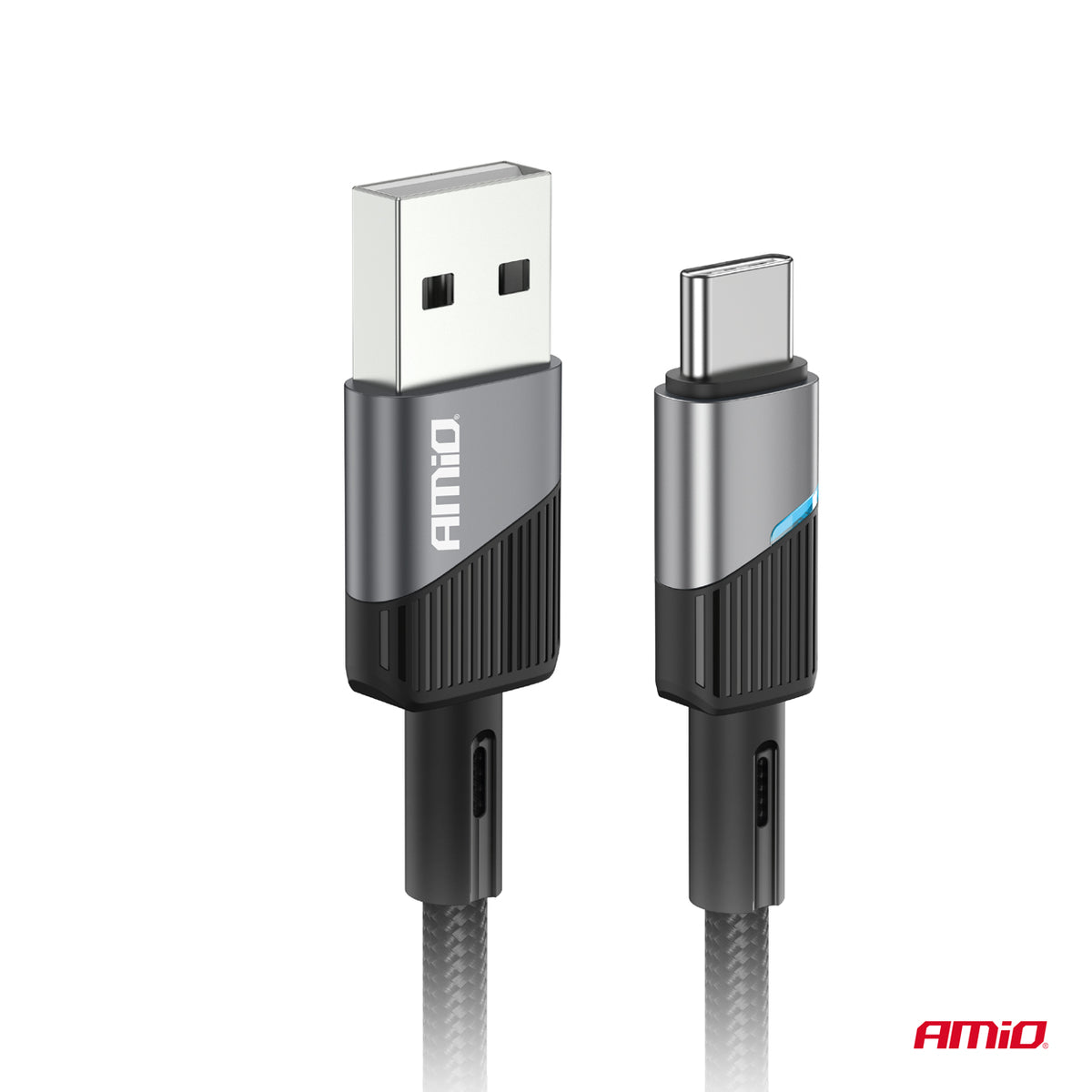 USB naar USB-C kabel 3A 100cm FullLINK AMiO 03923 - AMiO 03923 - afbeelding 3