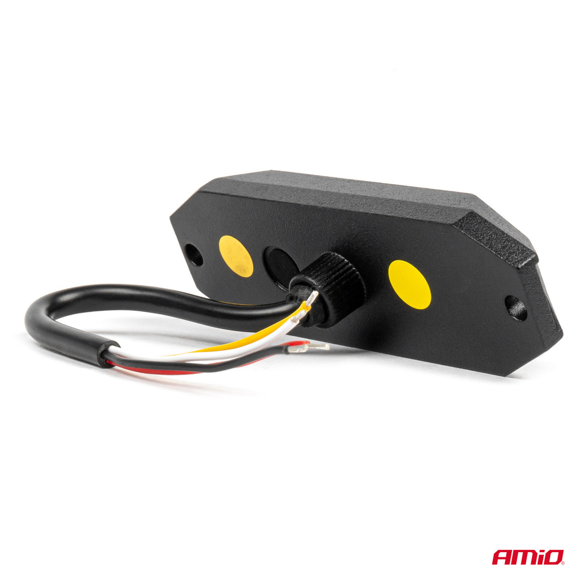 Slanke amberkleurige grillbeugel zaklamp 4x3W LED R65 R10 12/24V IP6K9K AMiO 03929 - AMiO 03929 - afbeelding 3