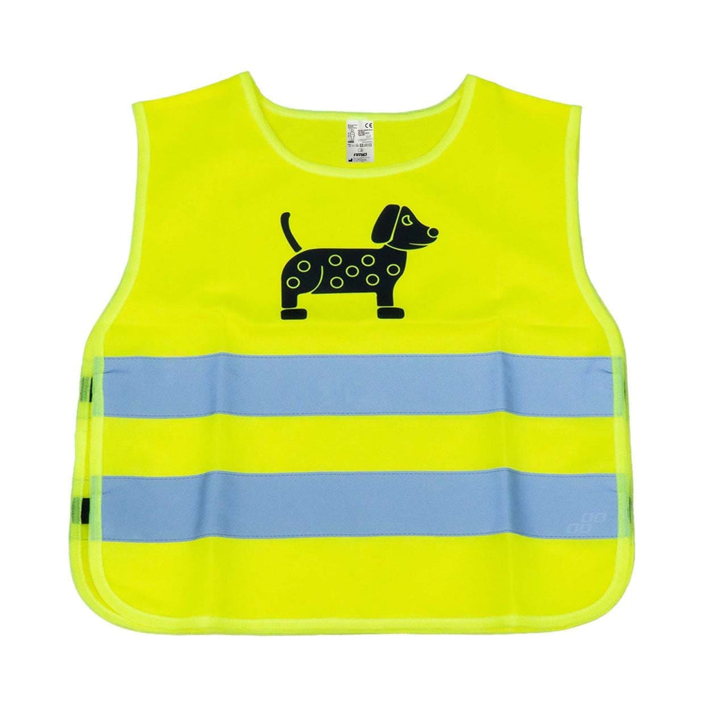 Veiligheidsvest voor kinderen geel met certificaat DOG AMiO 03937 - AMiO 03937 - afbeelding 1