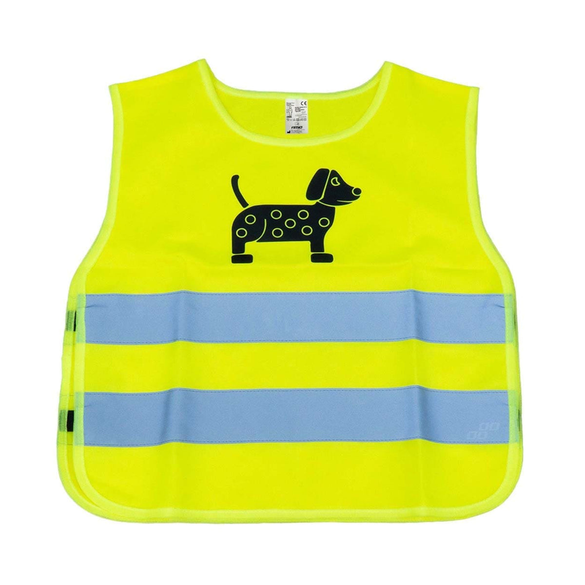 Veiligheidsvest voor kinderen geel met certificaat DOG AMiO 03937 - AMiO 03937 - afbeelding 1