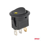 Ronde schakelaar met geel licht AMiO 03962 - AMiO 03962 - afbeelding 4