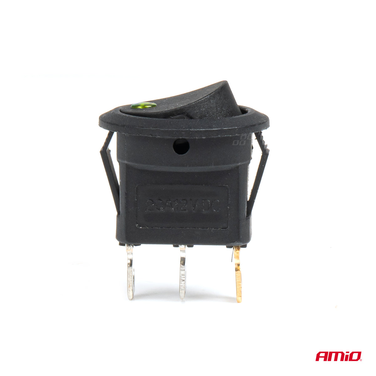 Ronde schakelaar met groen licht AMiO 03964 - AMiO 03964 - afbeelding 3