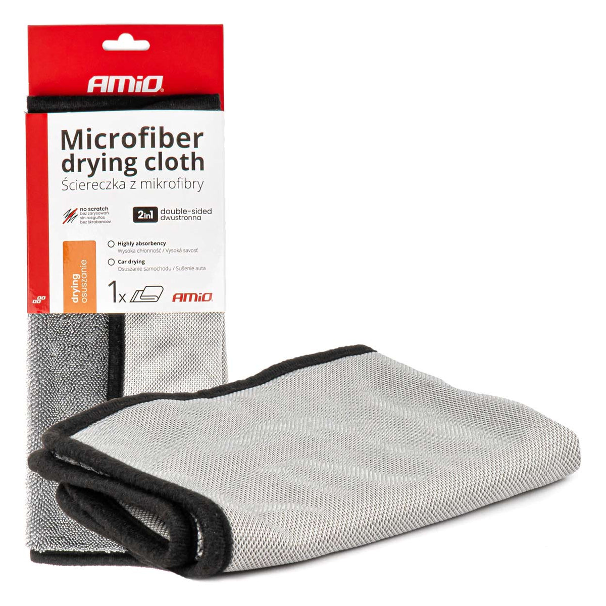 Microvezel droogdoek 40x30cm 550g AMiO 03981 - AMiO 03981 - afbeelding 1