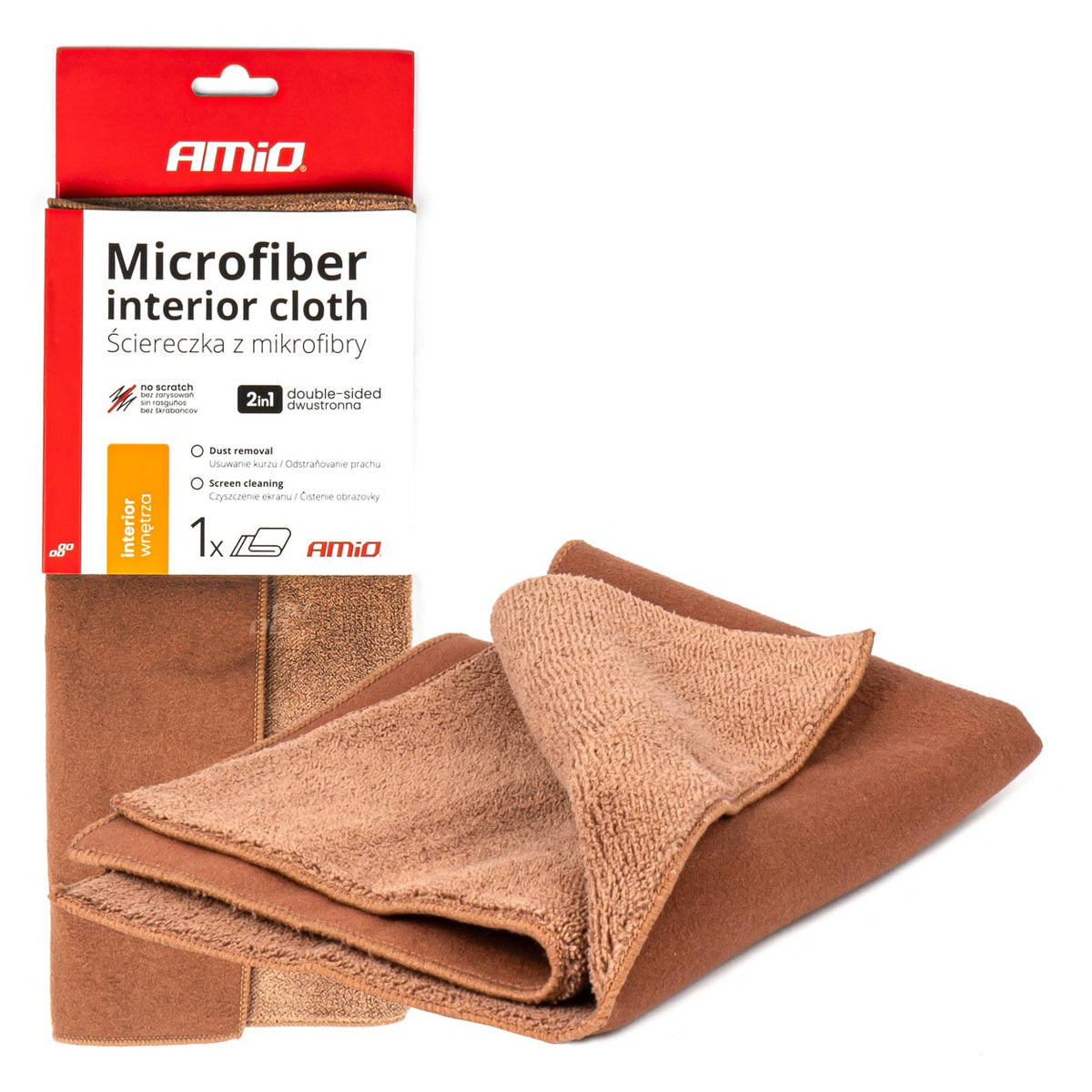 Microvezeldoek voor binnen 30x30cm 500g AMiO 03982 - AMiO 03982 - afbeelding 8