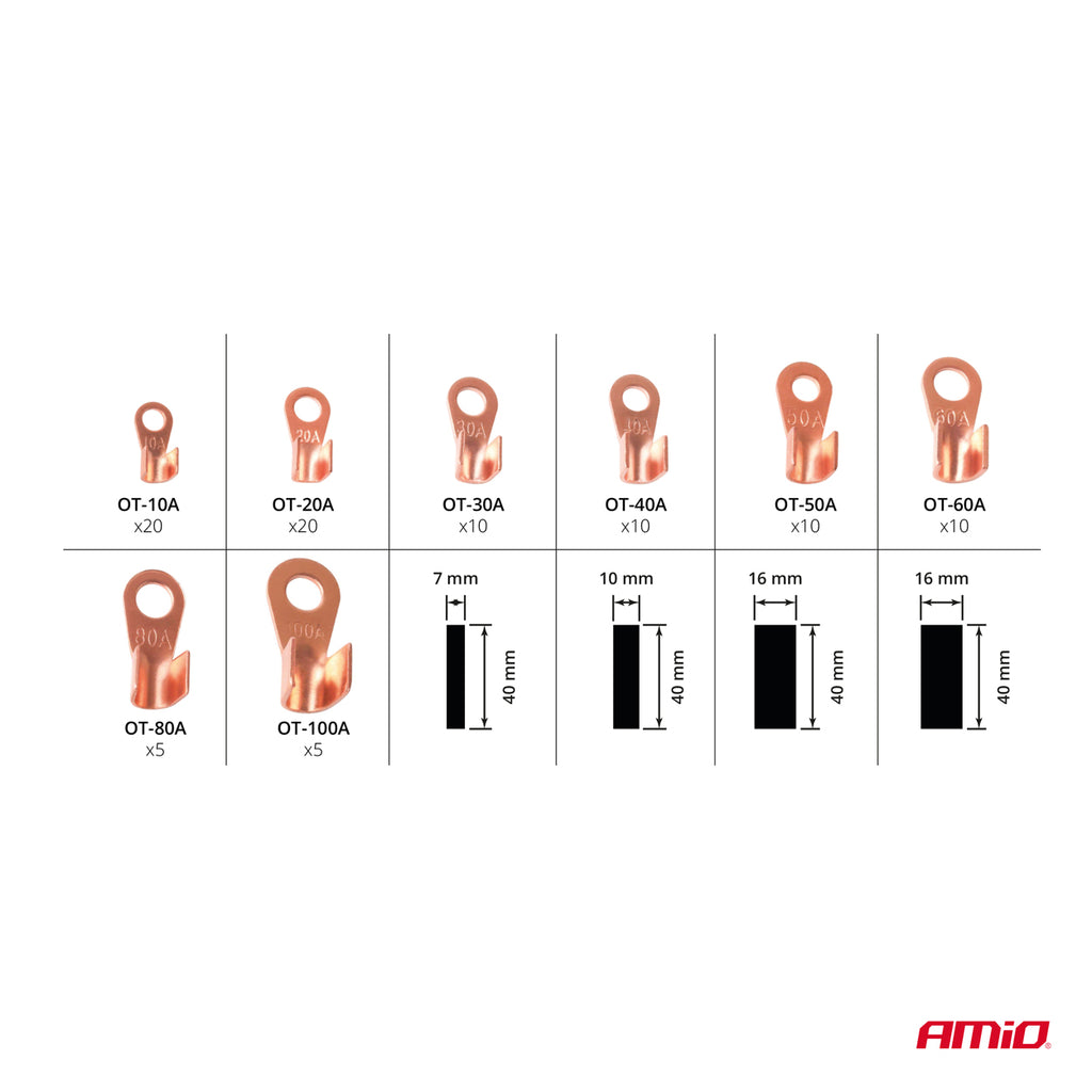 Connectoren en krimpkous set AMiO 03984 - AMiO 03984 - afbeelding 4