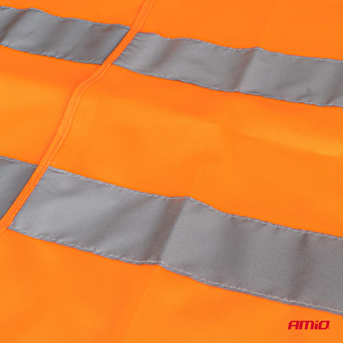 Veiligheidsvest oranje met certificaat XXL AMiO 03985 - AMiO 03985 - afbeelding 3