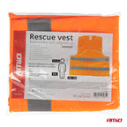 Veiligheidsvest oranje met certificaat XXL AMiO 03985 - AMiO 03985 - afbeelding 7