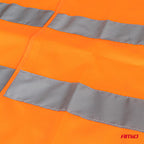 Veiligheidshesje oranje met certificaat AMiO 03986 - AMiO 03986 - afbeelding 3