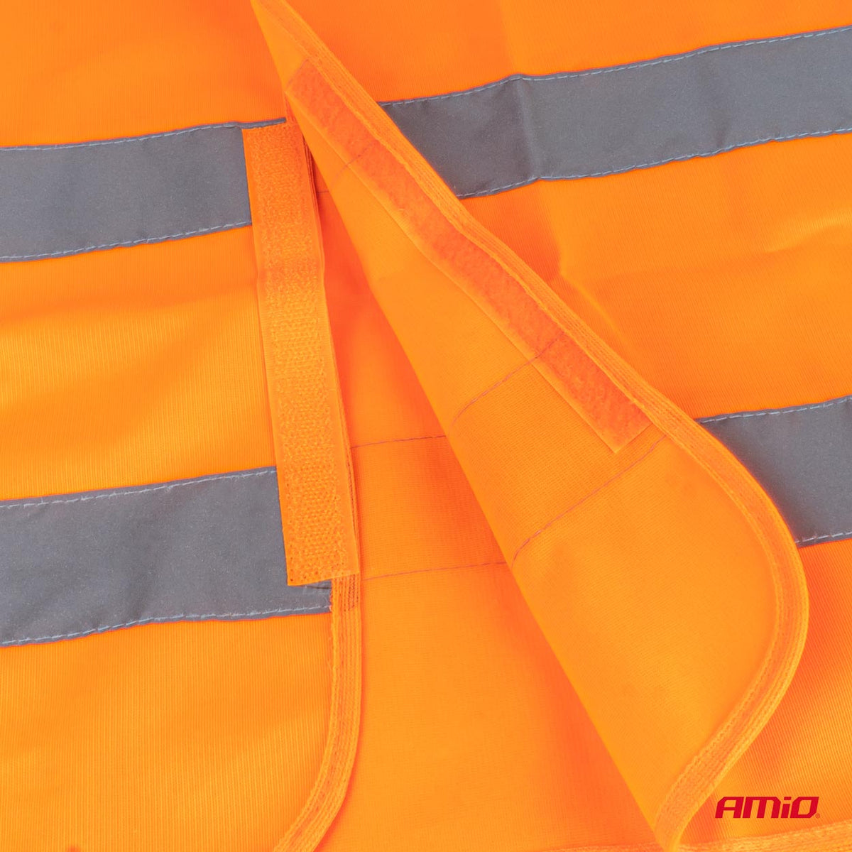 Veiligheidshesje oranje met certificaat AMiO 03986 - AMiO 03986 - afbeelding 4
