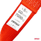 Trekriem 7000kg 60mm 5m haak+lug AMiO 03992 - AMiO 03992 - afbeelding 2