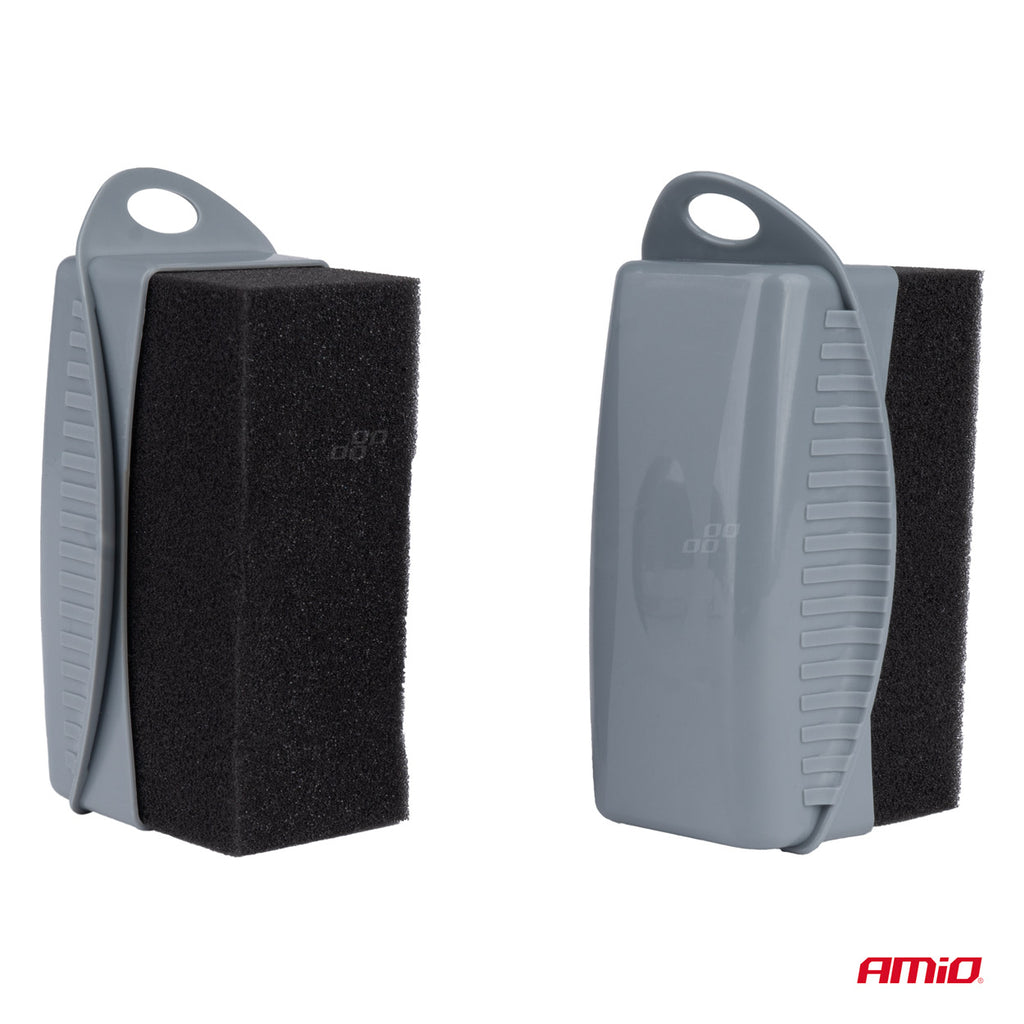 Applicator voor autobanden in kunststof koffer, zachte spons 2 stuks. AMiO 04019 - AMiO 04019 - afbeelding 2