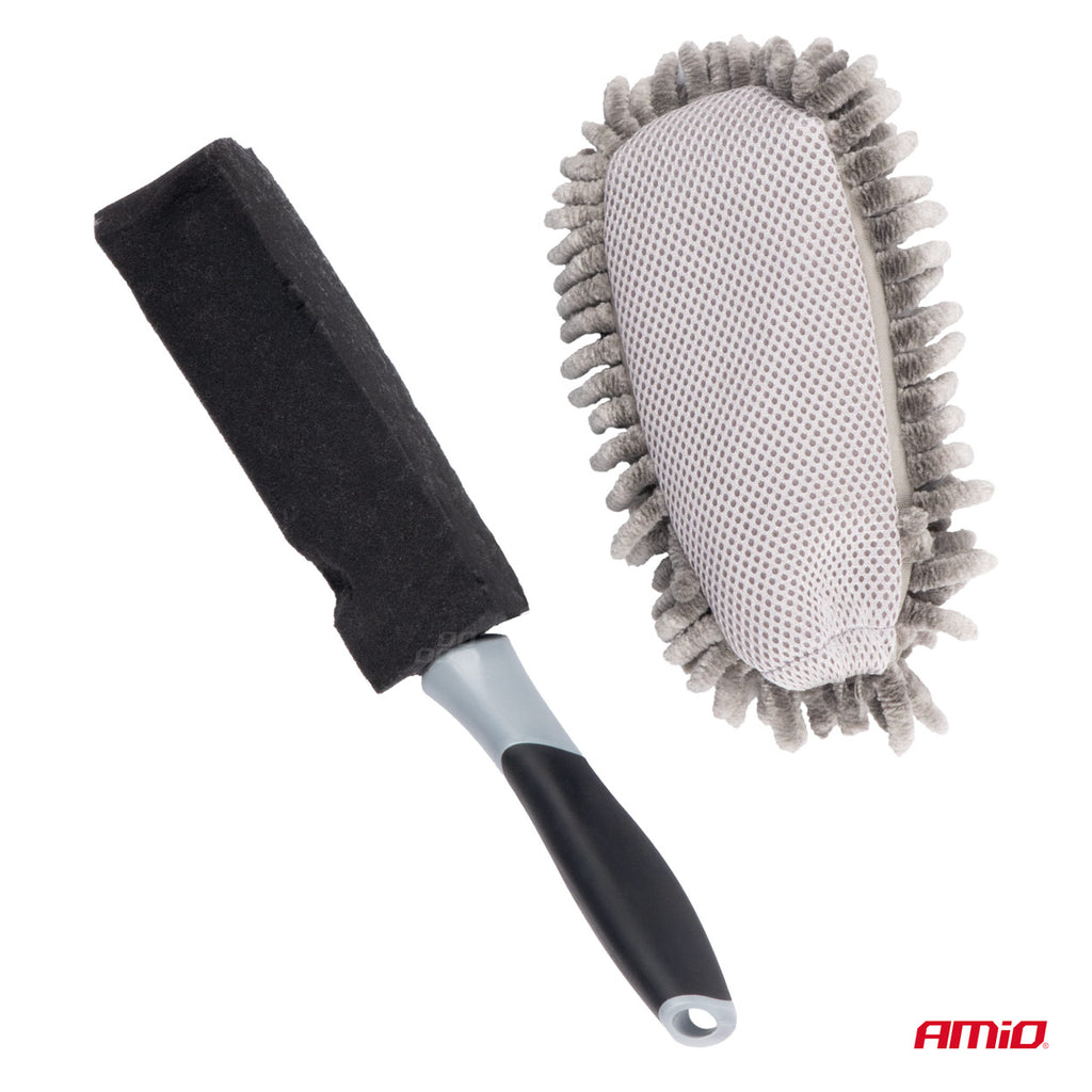 Microvezelborstel voor het wassen van auto's 33,5 cm AMiO 04027 - AMiO 04027 - afbeelding 4
