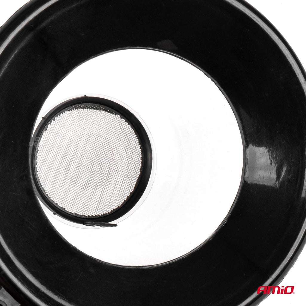 Kunststof trechter met half deksel en filter 13,5cm AMiO 04042 - AMiO 04042 - afbeelding 3