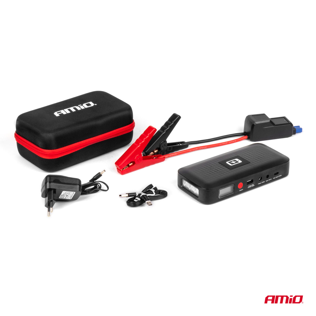 Draagbare jumpstarter powerbank 12V 12Ah 800A AMiO 04055 - AMiO 04055 - afbeelding 4