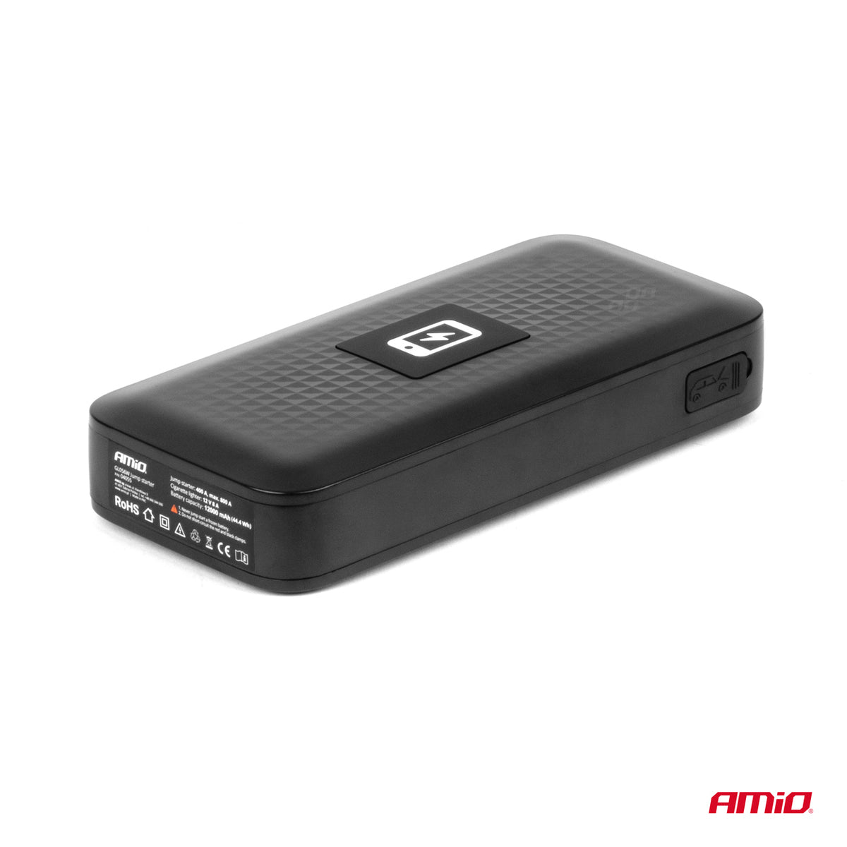 Draagbare jumpstarter powerbank 12V 12Ah 800A AMiO 04055 - AMiO 04055 - afbeelding 5
