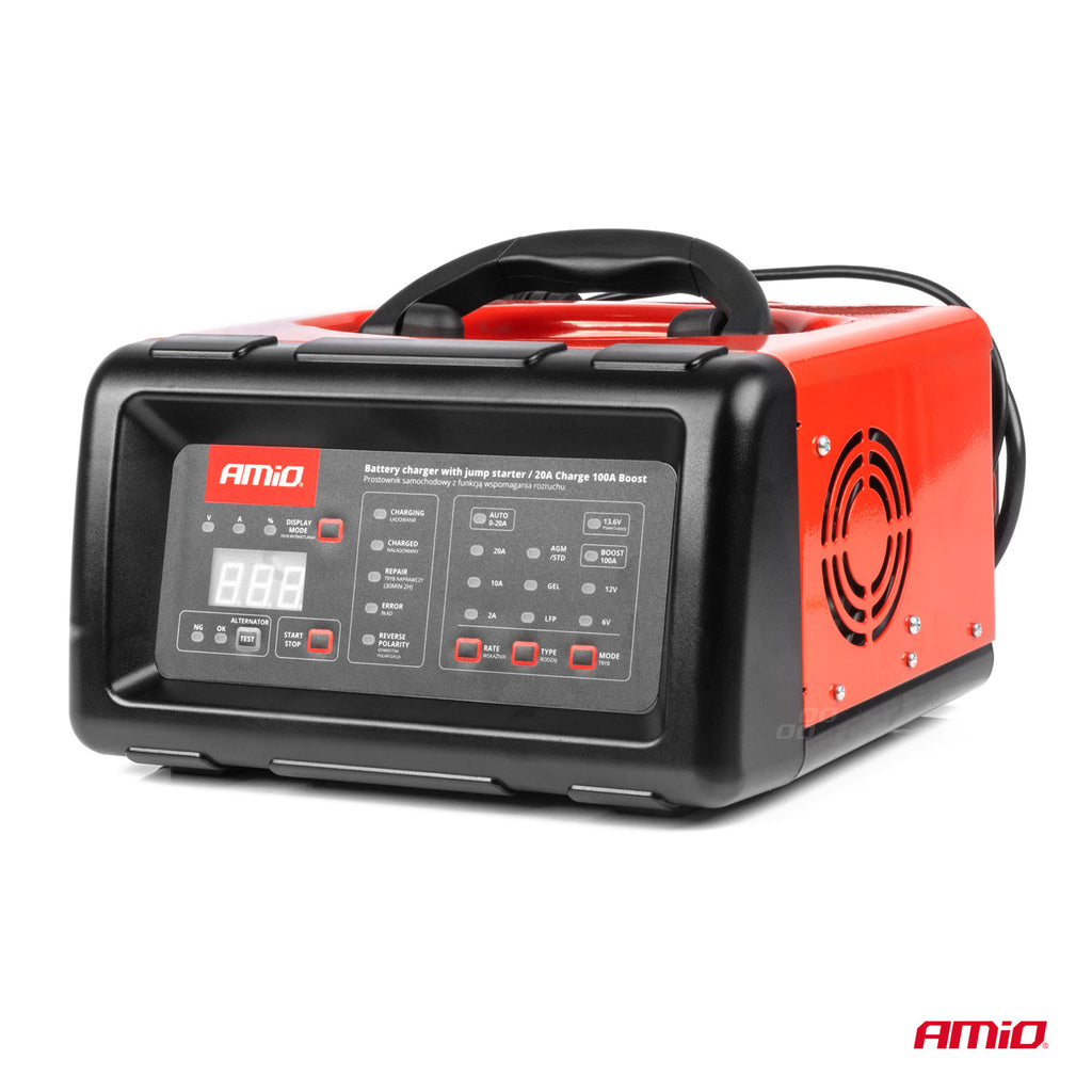Acculader 20A 6V 12V AMiO 04057 - AMiO 04057 - afbeelding 1
