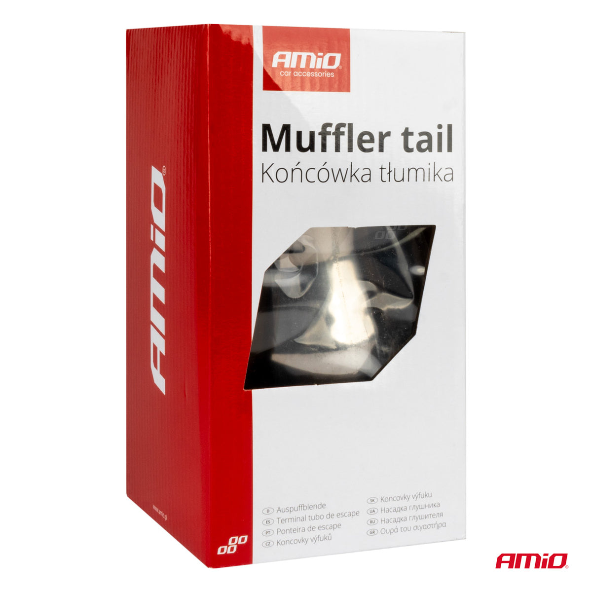 Uitlaatdemper tip RVS chroom AMiO 04060 - AMiO 04060 - afbeelding 4