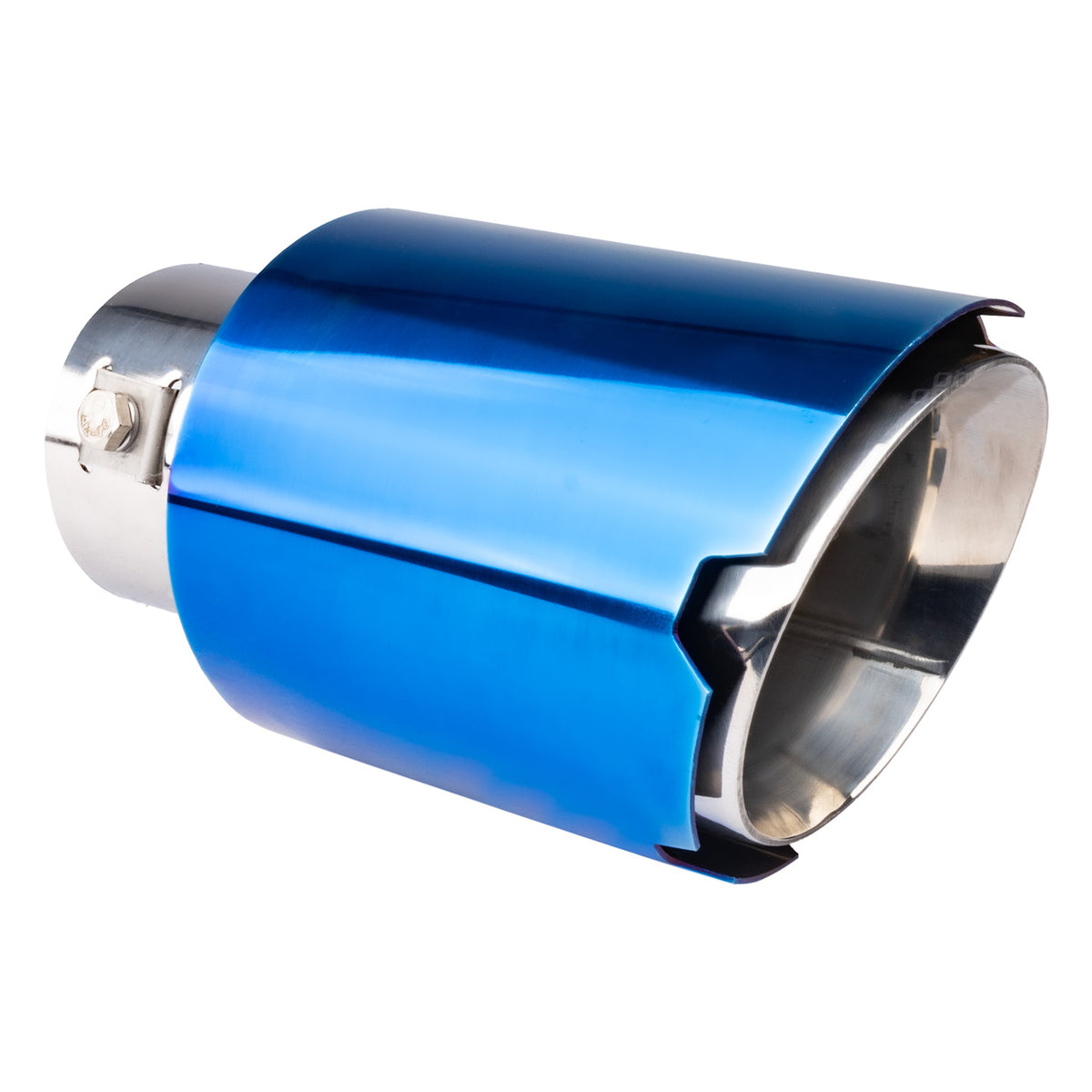 Uitlaatdempertip RVS blauw AMiO 04066 - AMiO 04066 - afbeelding 1