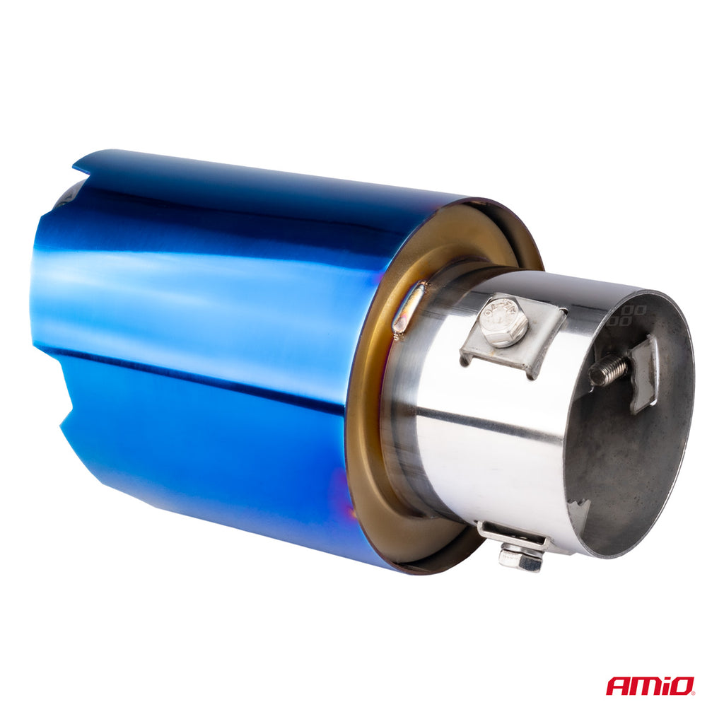 Uitlaatdempertip RVS blauw AMiO 04066 - AMiO 04066 - afbeelding 2