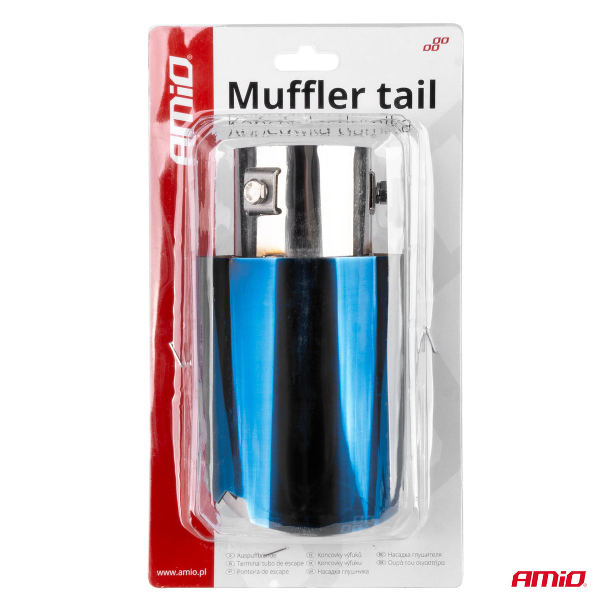 Uitlaatdempertip RVS blauw AMiO 04066 - AMiO 04066 - afbeelding 4