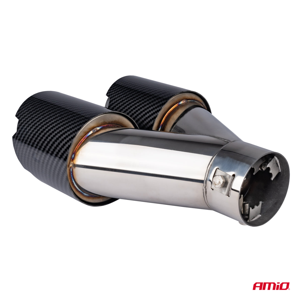 Uitlaatdemper tip RVS carbon AMiO 04069 - AMiO 04069 - afbeelding 2