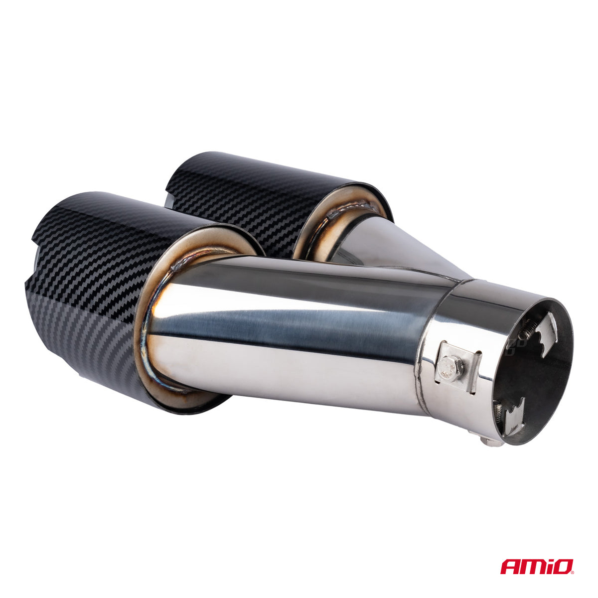 Uitlaatdemper tip RVS carbon AMiO 04070 - AMiO 04070 - afbeelding 2