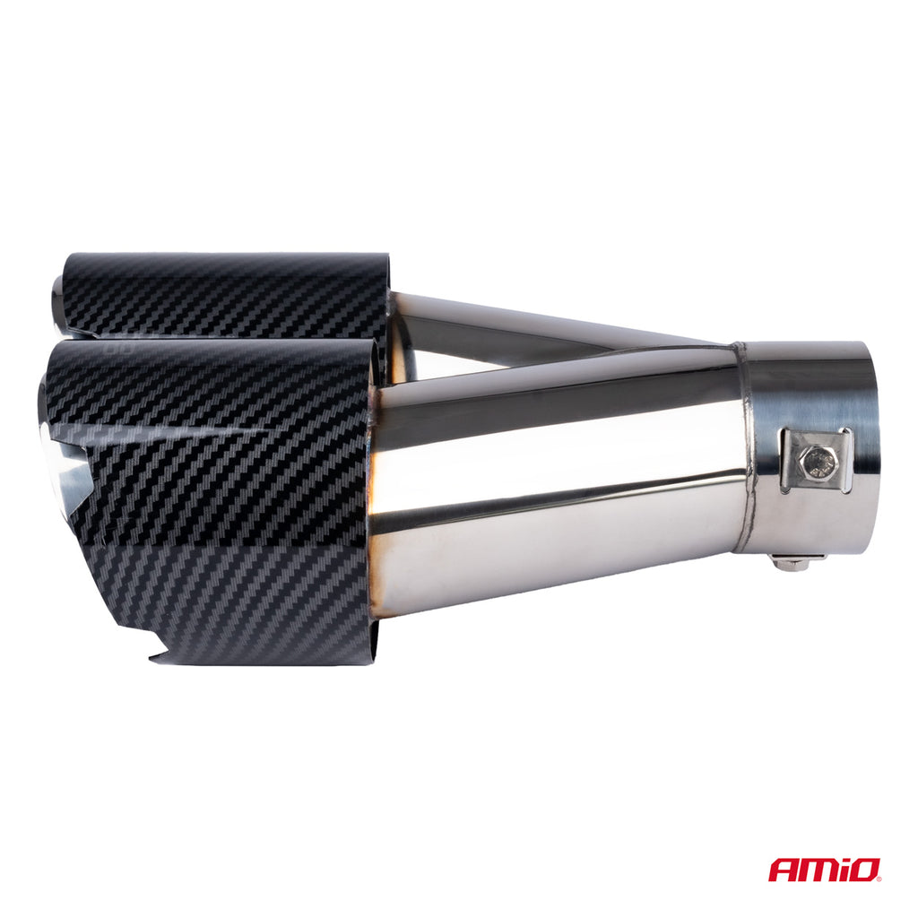 Uitlaatdemper tip RVS carbon AMiO 04070 - AMiO 04070 - afbeelding 3