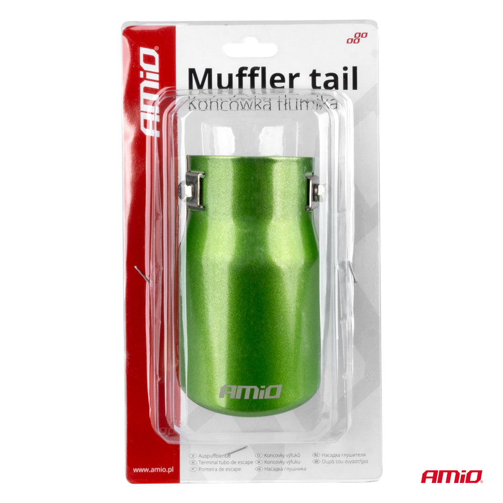Uitlaatdemper tip RVS groen AMiO 04071 - AMiO 04071 - afbeelding 5