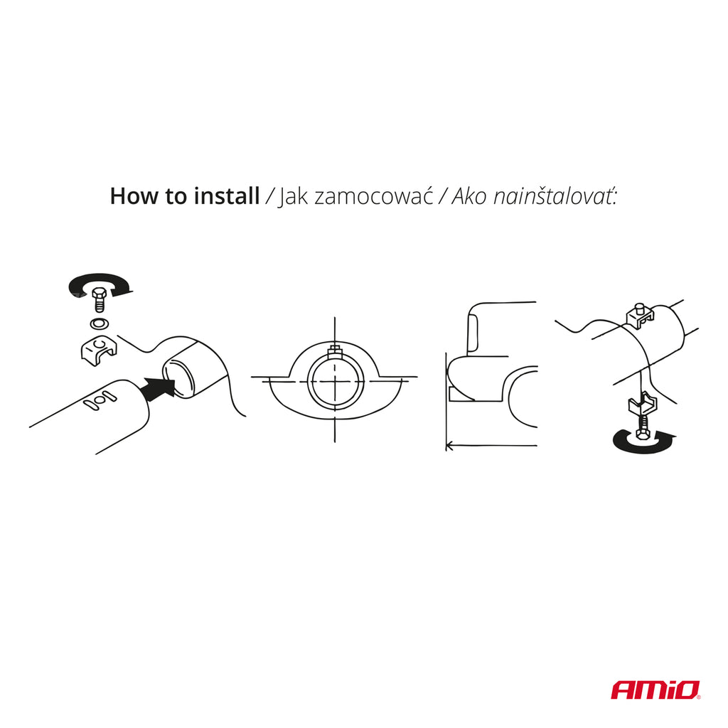 Uitlaatdemper tip RVS groen AMiO 04071 - AMiO 04071 - afbeelding 6
