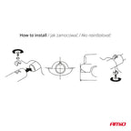 Uitlaatdemper tip RVS groen AMiO 04071 - AMiO 04071 - afbeelding 6