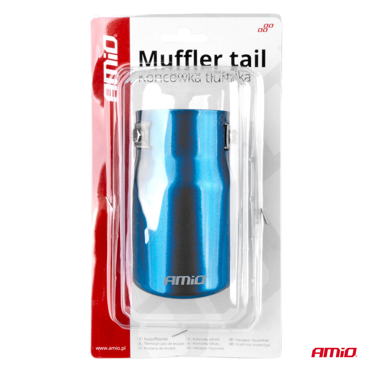 Uitlaatdempertip RVS blauw AMiO 04072 - AMiO 04072 - afbeelding 4