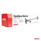 Claxon fanfare geluidssignaal chroom 520mm 12V 24V HighTone AMiO 04077 - AMiO 04077 - afbeelding 6