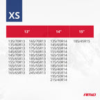 Textiel sneeuwkettingen XS EN16662-1 Önorm V5121 2 stuks AMiO 04079 - AMiO 04079 - afbeelding 11