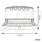 LED Waarschuwingslamp heavy duty W28M 12V 24V AMiO 04105 - AMiO 04105 - afbeelding 6