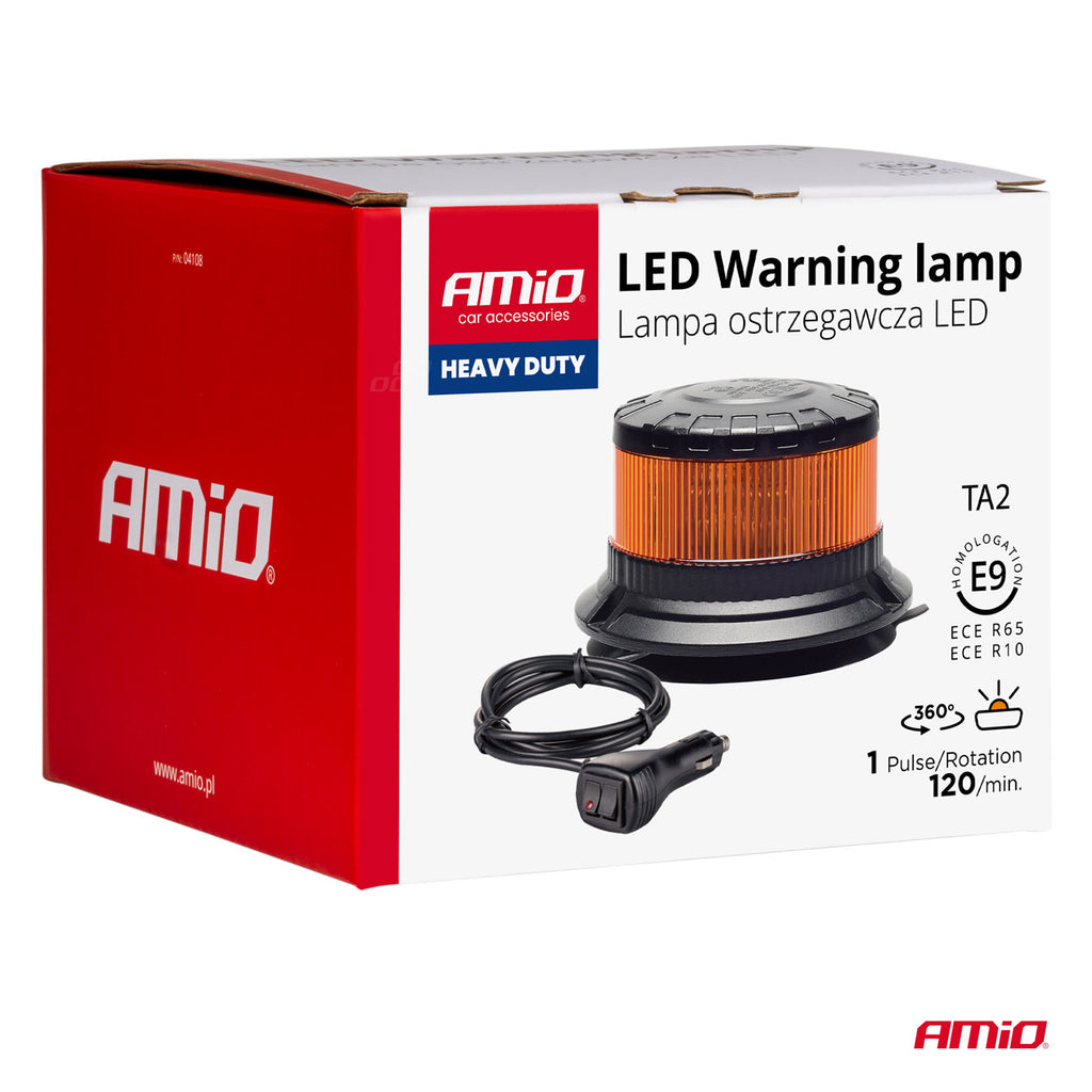 LED Waarschuwingslamp heavy duty W28M 12V 24V AMiO 04105 - AMiO 04105 - afbeelding 7