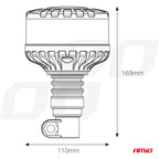LED Waarschuwingslamp heavy duty W28P 12V 24V AMiO 04107 - AMiO 04107 - afbeelding 7