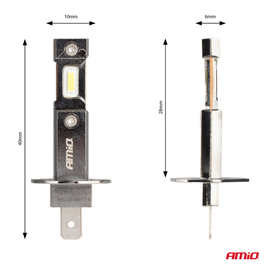 LED Koplampen Hybride serie H1 6000K Canbus 60W AMiO 04112 - AMiO 04112 - afbeelding 4