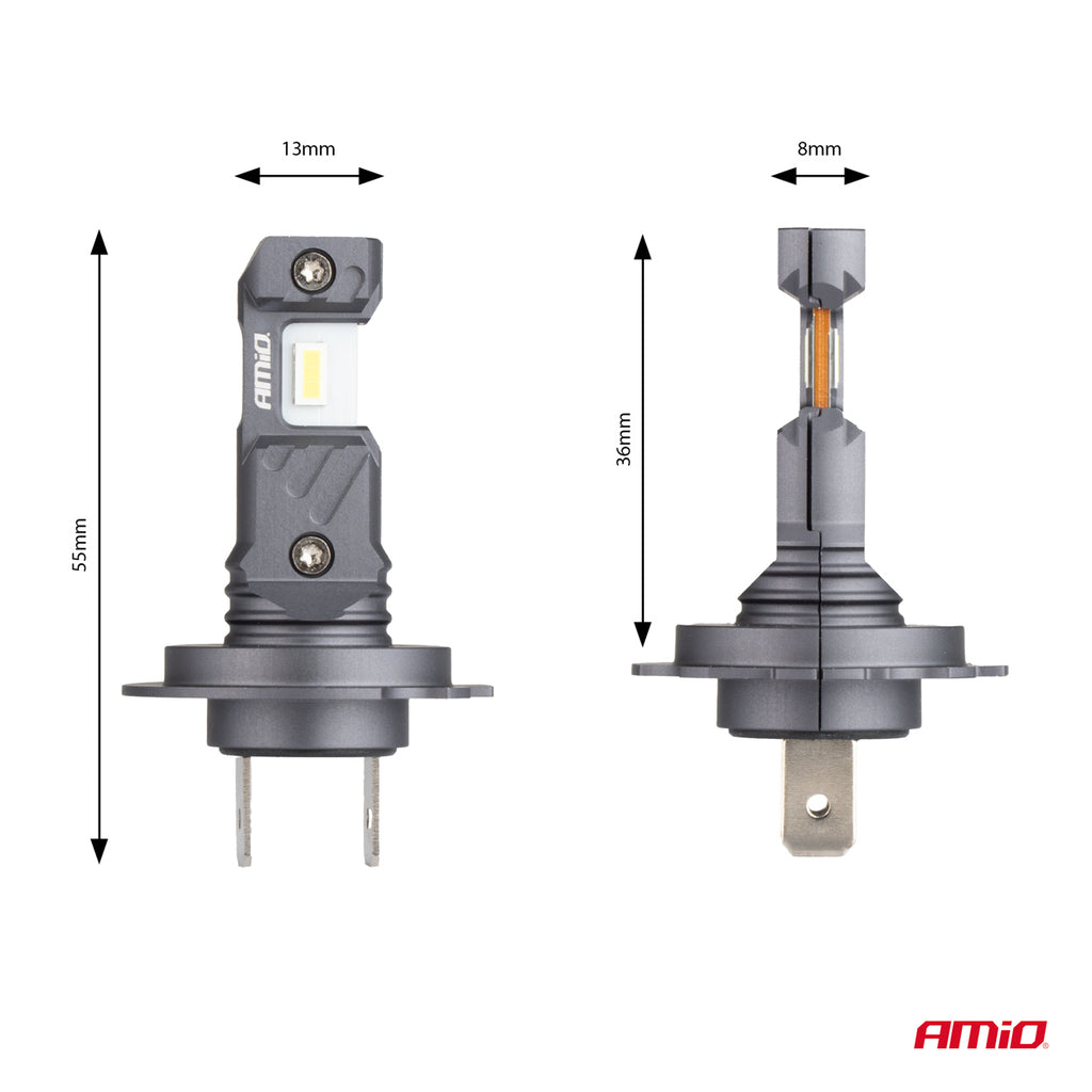LED Koplampen Hybride serie H7 H18 6000K Canbus 60W AMiO 04115 - AMiO 04115 - afbeelding 7
