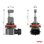 LED Koplampen Hybride serie H8 H9 H11 H16 6000K Canbus 60W AMiO 04116 - AMiO 04116 - afbeelding 4