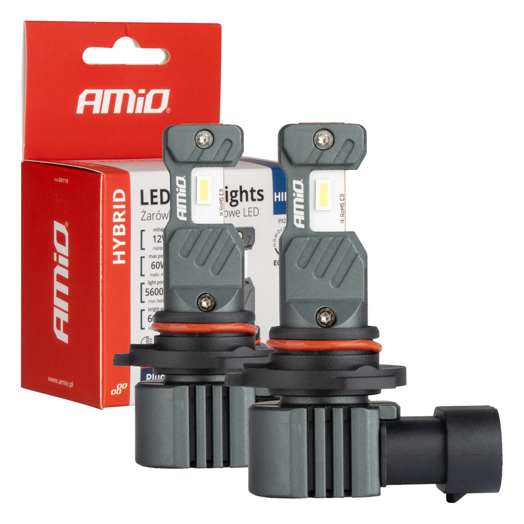 LED Koplampen Hybride serie HIR2 6000K Canbus 60W AMiO 04119 - AMiO 04119 - afbeelding 1