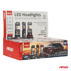 LED Koplampen Hybride serie H1 H3 H4 H7 HB3 HB4 6000K Canbus 16 sets AMiO 04120 - AMiO 04120 - afbeelding 5