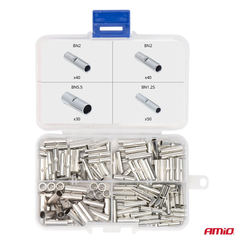 Set kabelconnectoren BN1.25 BN2 BN5.5 160 stuks AMiO 04123 - AMiO 04123 - afbeelding 2