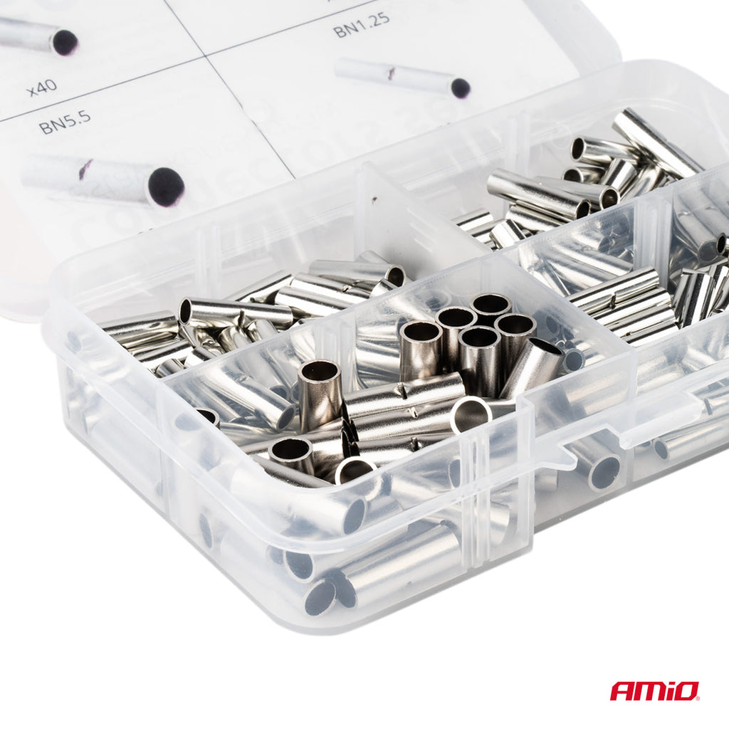 Set kabelconnectoren BN1.25 BN2 BN5.5 160 stuks AMiO 04123 - AMiO 04123 - afbeelding 4