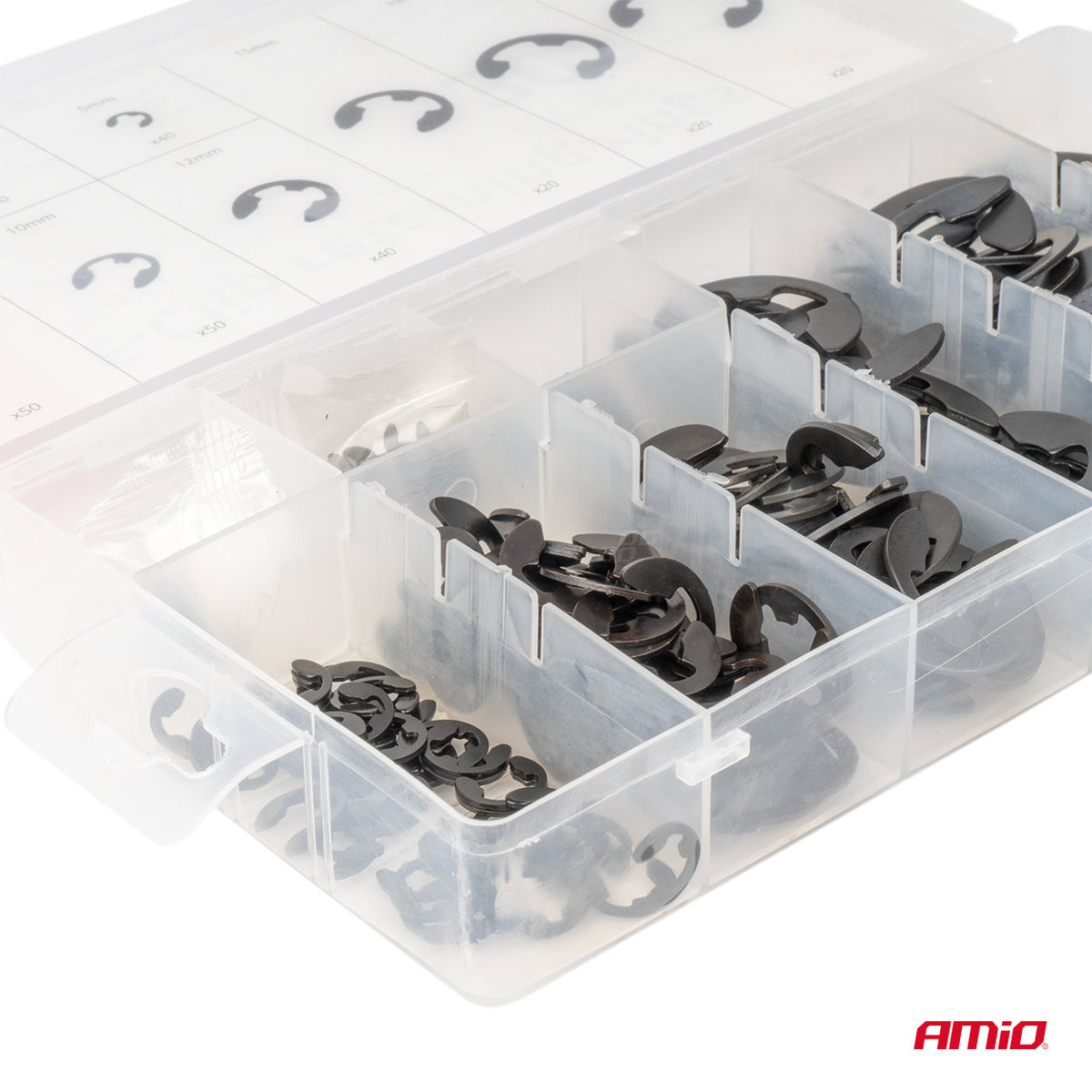 E-Clip Externe Borgset 300-delig AMiO 04124 - AMiO 04124 - afbeelding 4