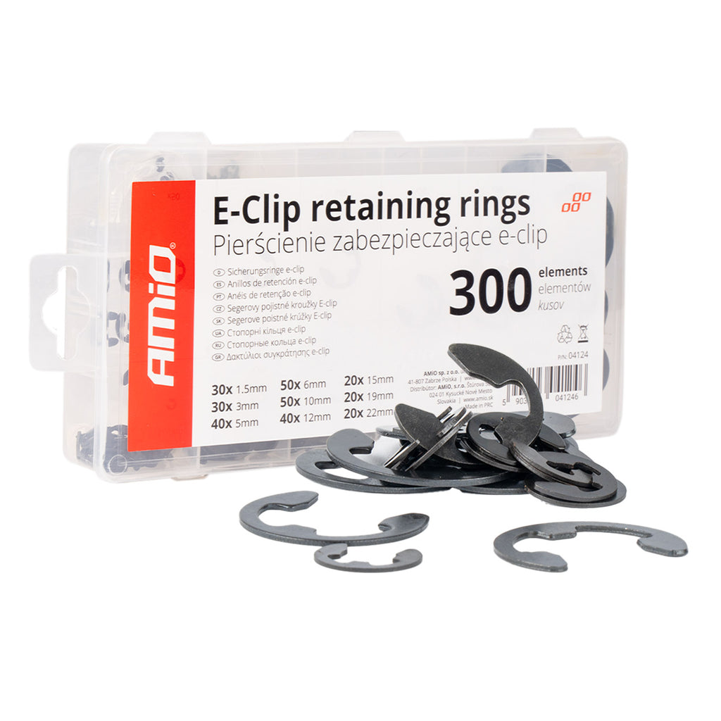 E-Clip Externe Borgset 300-delig AMiO 04124 - AMiO 04124 - afbeelding 5