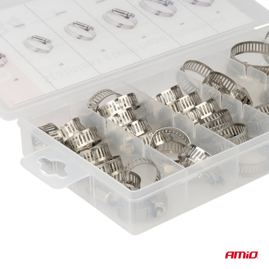 RVS schroefklemmen set 34-delig AMiO 04125 - AMiO 04125 - afbeelding 4