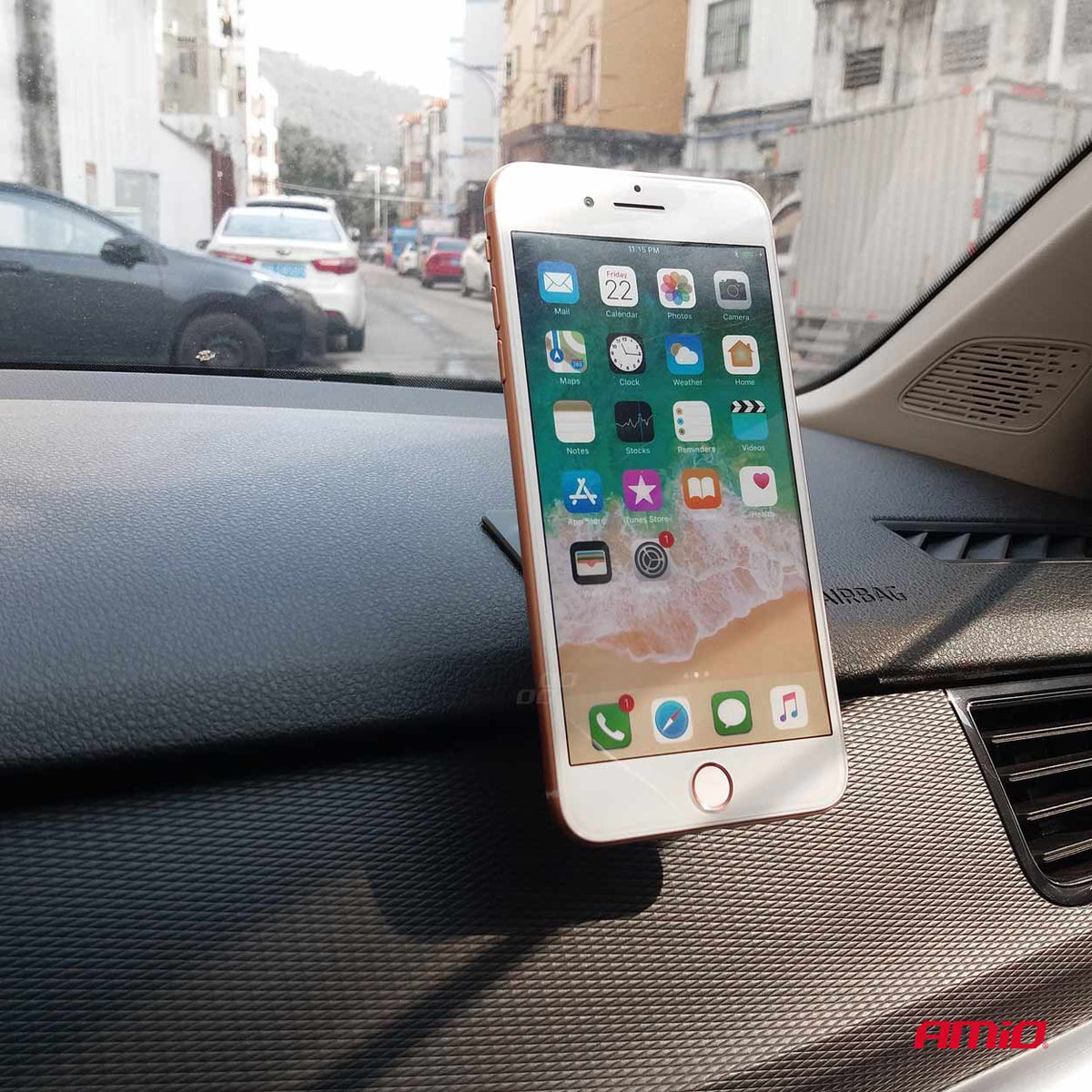 Magnetische dashboard telefoonhouder AMiO 04140 - AMiO 04140 - afbeelding 6
