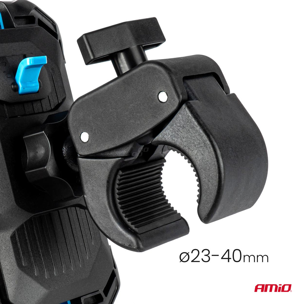 Fiets motorycle scooter roterende telefoonhouder 360° AMiO 04146 - AMiO 04146 - afbeelding 4