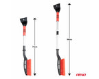 Telescopische sneeuwborstel met ijsschraper 75cm-94cm