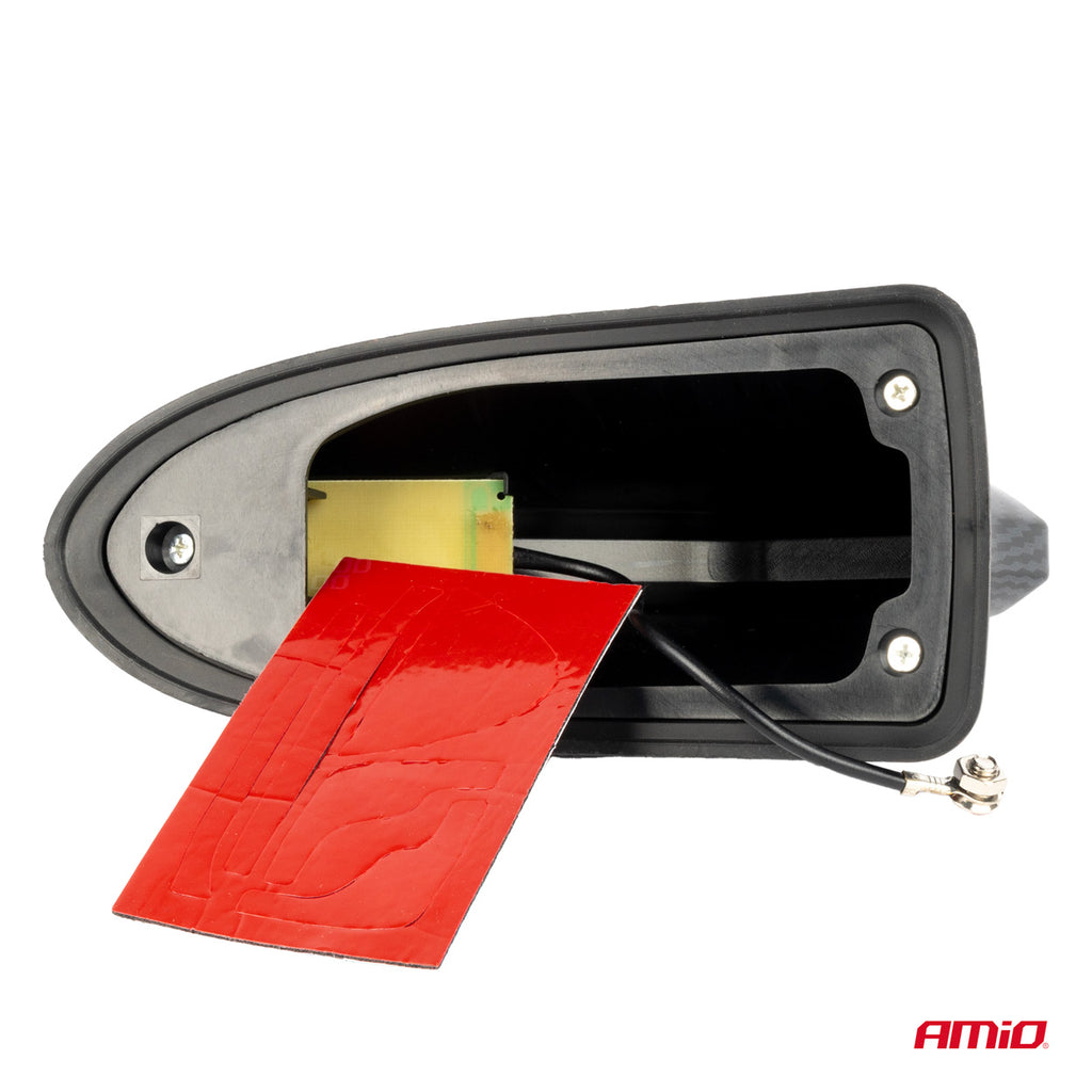 Shark fin car antenna carbon AMiO 04158 - AMiO 04158 - afbeelding 3